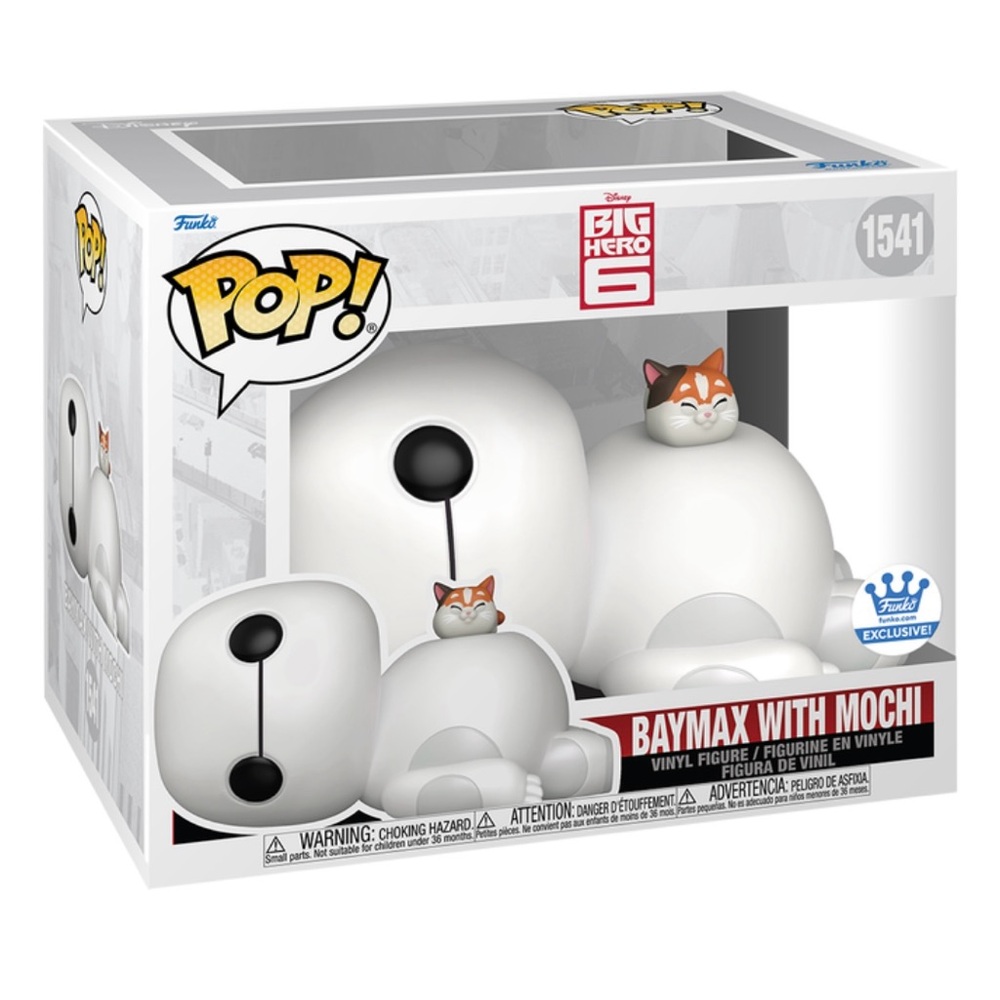 Funko Baymax and Mochi Vinyl Collectible - White and Orange